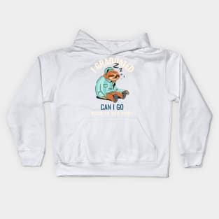 I graduated can I go back to bed now Kids Hoodie